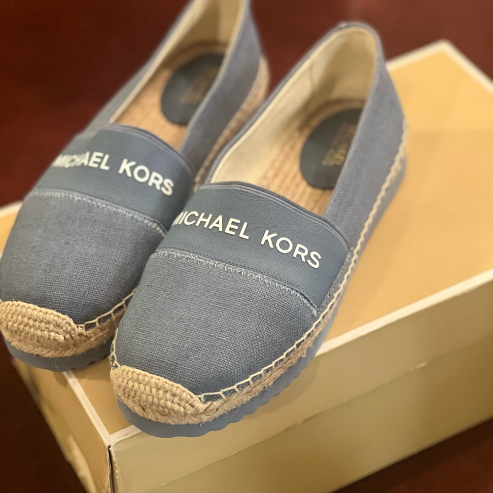 Michael Kors Denim Blue Espadrilles